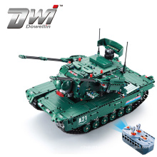 C61001W 1498 PCS 1/20 Building Blocks Transformable M1A2 militaire RC Tank educational toys for kids
DIY Building Blocks RC Car 